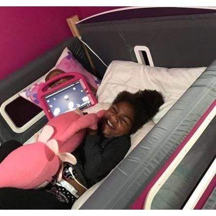 Sleep Safe Beds Make to order beds SleepSafer® Tall Bed With Open or Closed Extension