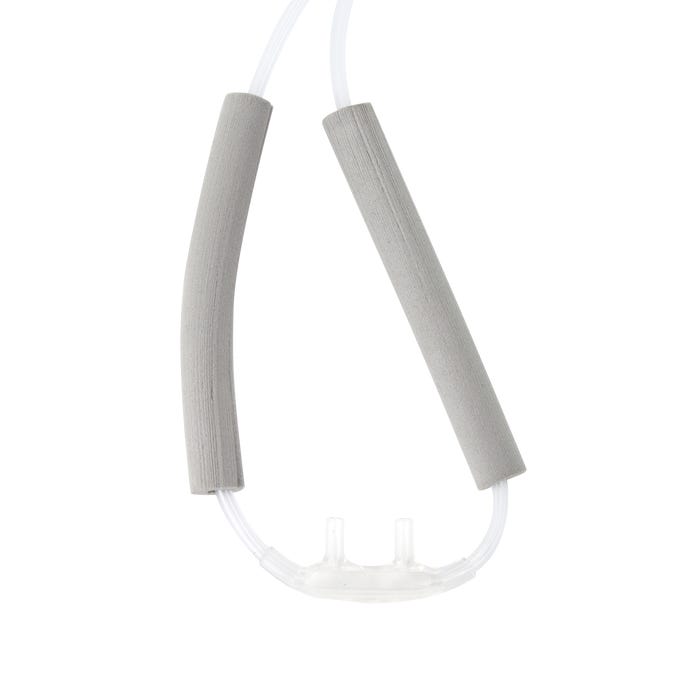 High Flow O2 Padding Nasal Oxygen Cannulas - Cushion Tip With Ultra Soft Ear Foam By Dynare ...