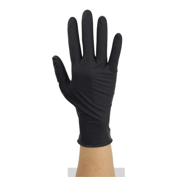 Black Arrow Latex Exam Gloves, Powder-Free By Dynarex