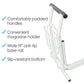Vive Health Stand Alone Toilet Rail - Lightweight & Portable