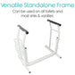Vive Health Stand Alone Toilet Rail - Lightweight & Portable